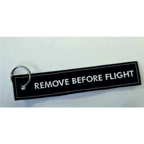 Patch ricamato "TRUST, TEST, REPEAT" lato primo