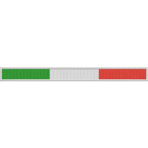 Patch Bandiera italiana rettangolare  mm.143 x 13 
