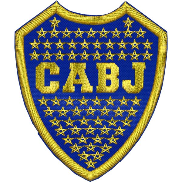 Patch ricamato Club Atlético Boca Juniors mm.70 x 60