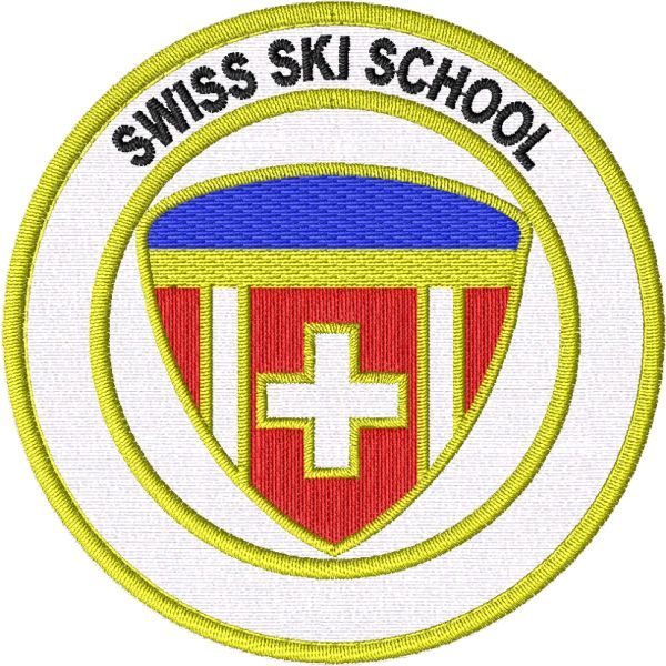 Patch Pers. SWISS SKI SCHOOL diam. cm.7