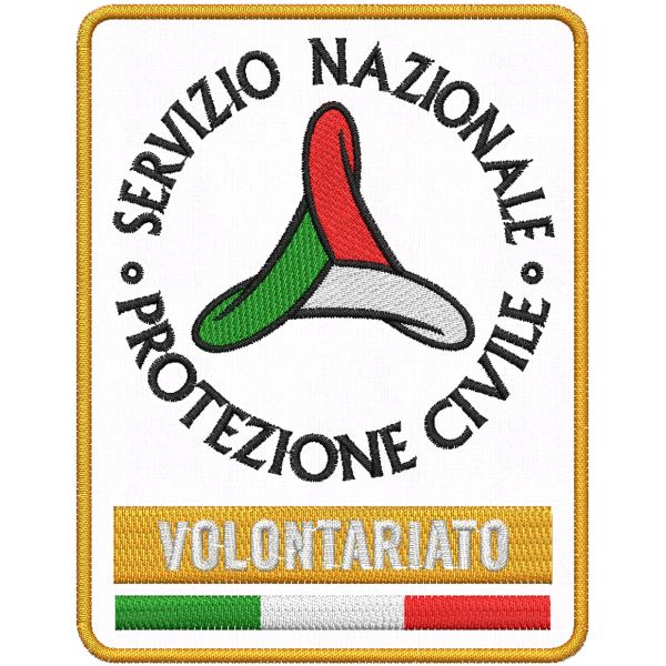 nuova Patch 2026 SERVIZIO NAZIONALE  PROTEZIONE CIVILE VOLONTARIATO