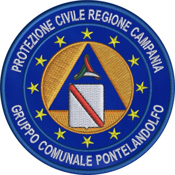 Patch ricamato PROTEZIONE CIVILE REGIONE CAMPANIA (GRUPPO PONTELANDOLFO)  