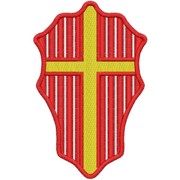 Patch  A.S. Messina dal 1993 al 1997, ricamato mm 55 x 35