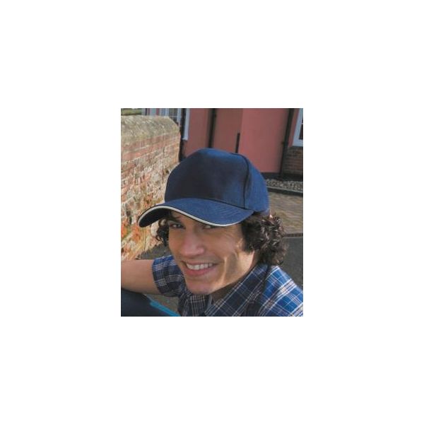 390.34 Cappellino in cotone pettinato sandwich