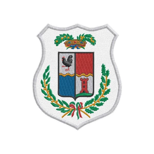 Patch  ricamato stemma Olbia Tempio (SS)