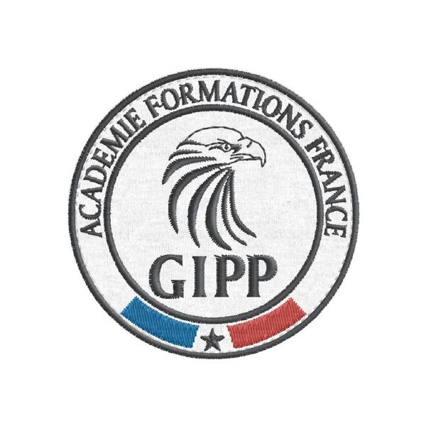 Patch ricamata GIPP academie formations france cod.461961