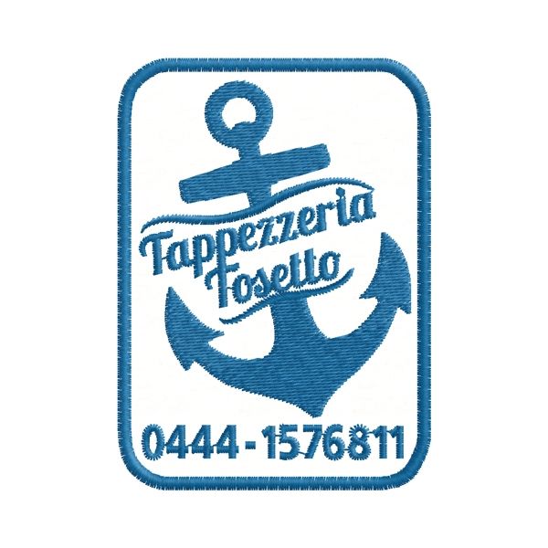 Patch ricamato logo Tappezzeria Tosetto Cod.470001