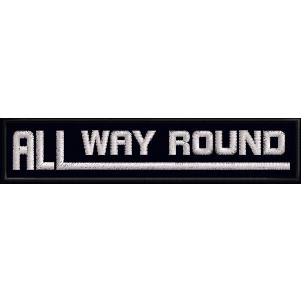 Patch  fascione posteriore giubbino moto Cod.AllWayRound