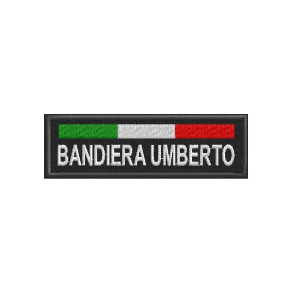 Etichetta (bandiera umberto) personalizzata Cod.20100521