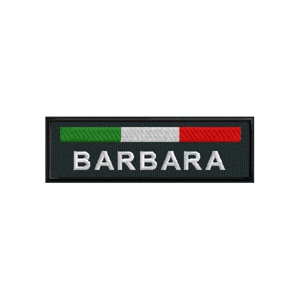 Etichetta (Barbara) personalizzata Cod.20100521