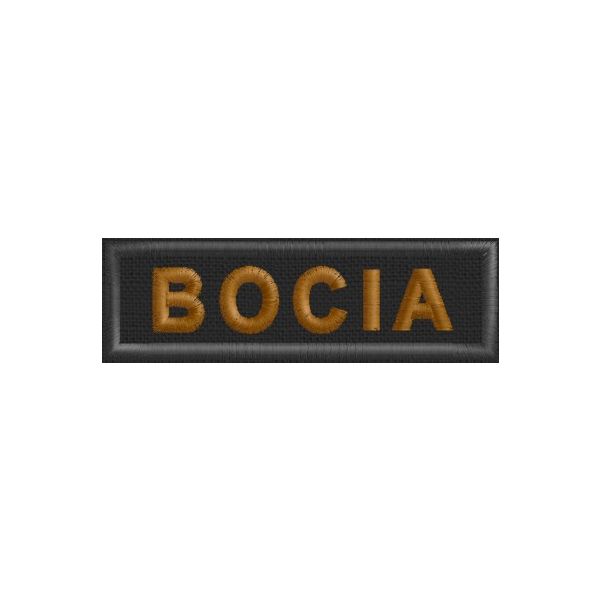Patch  ESEMPIO Nome di Battaglia Da petto Cod. BOCIA