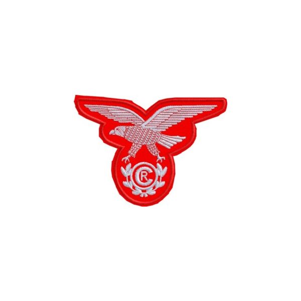 Cod_1802 Aquila CR fondo ROSSO per basco mm. 60x80