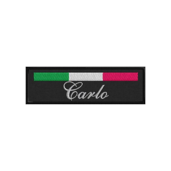 Etichetta 01 (Grafica Corsivo) personalizzata a piacere