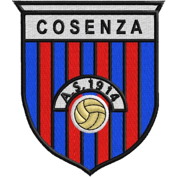 Patch ricamato COSENZA  calcio Cod. COS190504