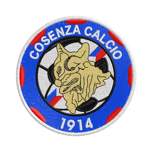 Patch tondo diam. 80 mm.COSENZA CALCIO 1914 Cod. COS190508