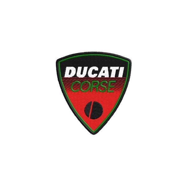 Patch  DUCATI Logo ufficiale CORSE Cod.Ducati_2011_H