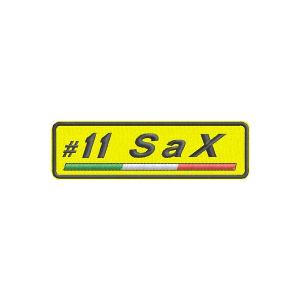 Etichetta (#11 SaX) personalizzata Cod.20110700