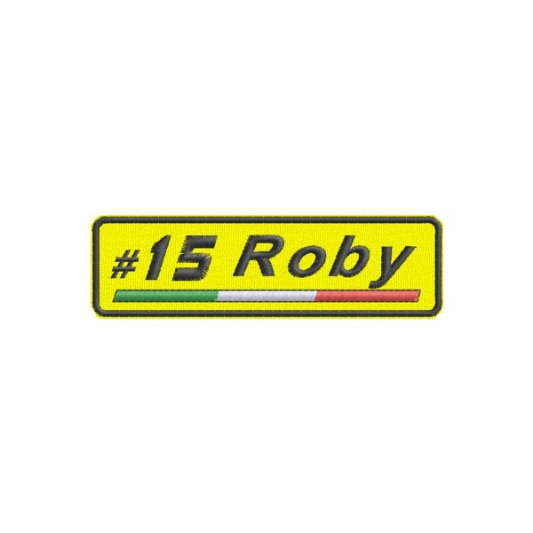 Etichetta (#15 Roby) personalizzata Cod.20110700