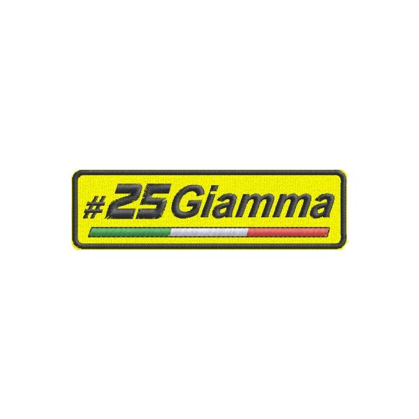 Etichetta (#25 Giamma) personalizzata Cod.20110700