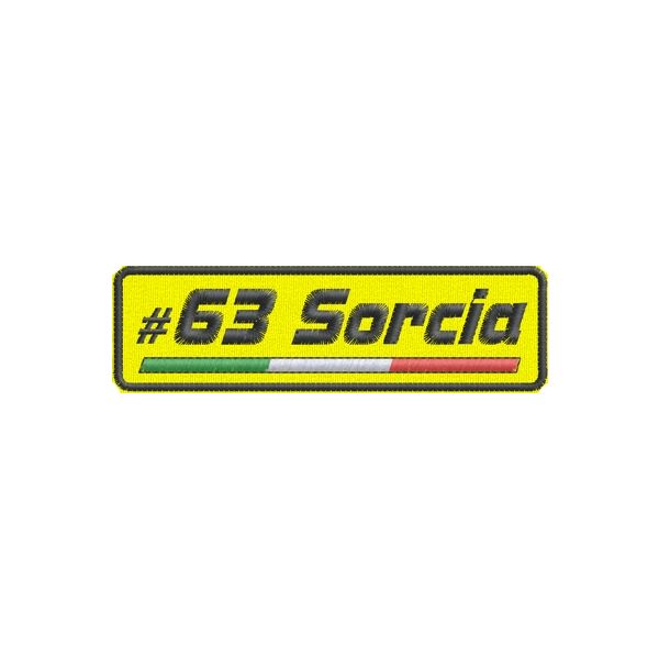Etichetta (#63 Sorcia) personalizzata Cod.20110700