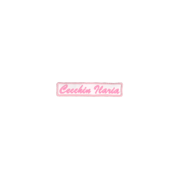 Etichetta ricam. su fondo cordura con nome personaliz. da femmin