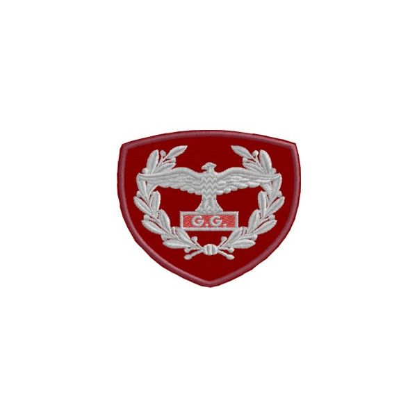 Fregio Guardia Giurata .CIVETTA Cod. G.G:C_ SILVER