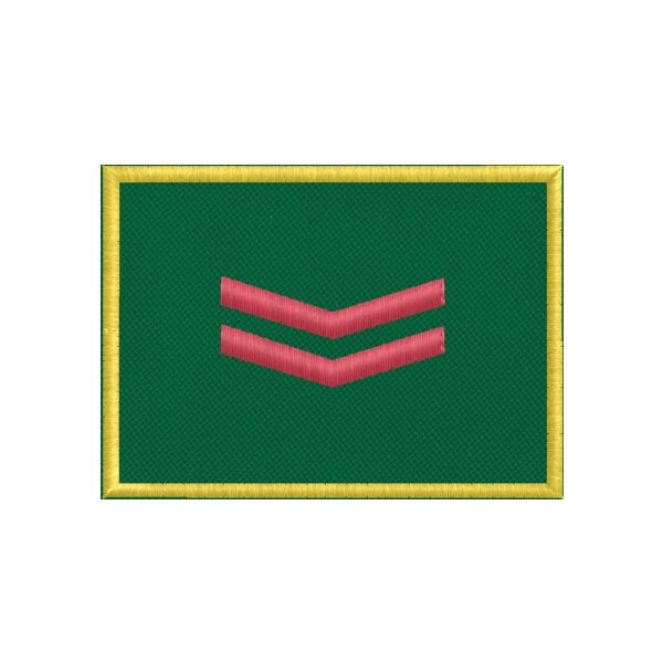 Mostrina G.A.D.I.T. 2 RIGA ROSSA mm.70 x 50 cod. Gad0002