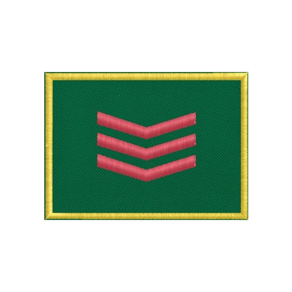Mostrina G.A.D.I.T. 3 RIGA ROSSA mm.70 x 50 cod. Gad0003