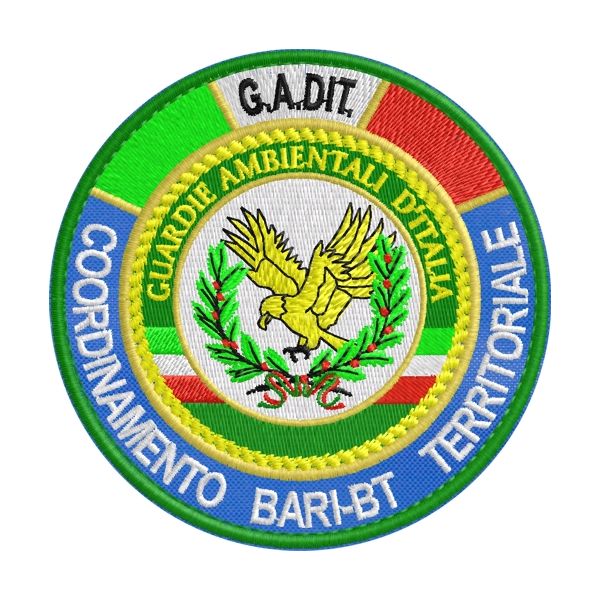 Patch G.A.DIT. diam.8,5 cm COORDINAMENTO BARI-BT TERRITORIALE