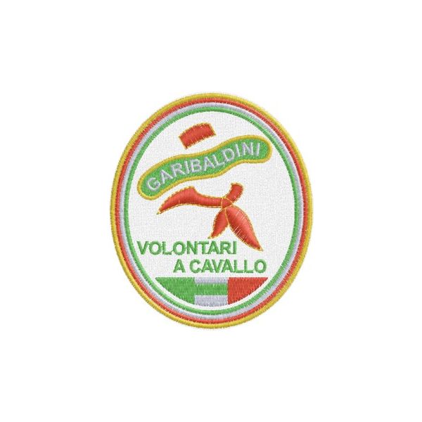 Patch Garibaldini volontari a cavallo   Cod.Gea007