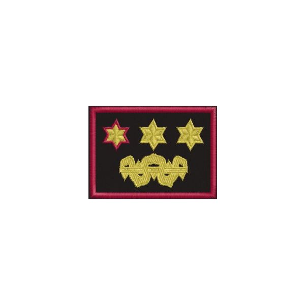 Cod_1503 Patch Ricamato GRADO RESP. OP. NAZIONALE