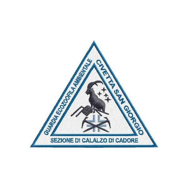 Patch triangolare Guardia ECOZOOFILA Calalzo di Cadore