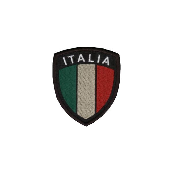 Patch ricamato stemma ITALIA scudetto a bassa visibilità