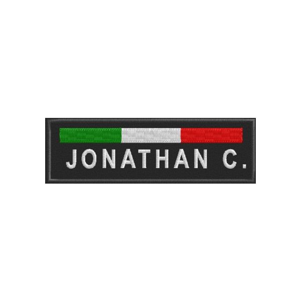 Etichetta (Jonathan C.) personalizzata Cod.20100521