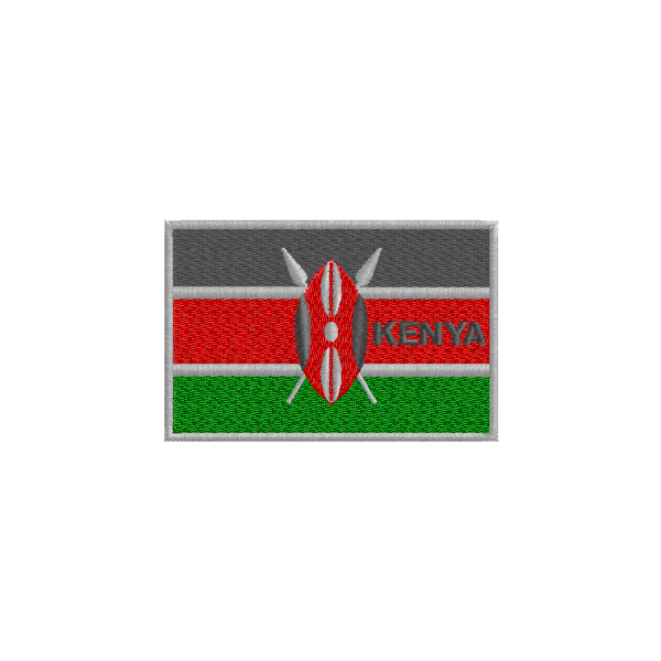 Patch  ricamato stemma Stato KENYA