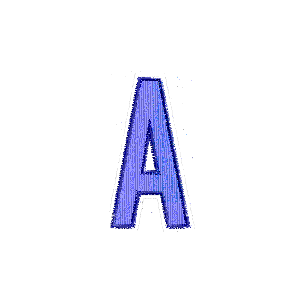 Iniziale ricamata "A"