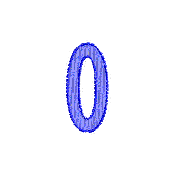 Iniziale ricamata "O"