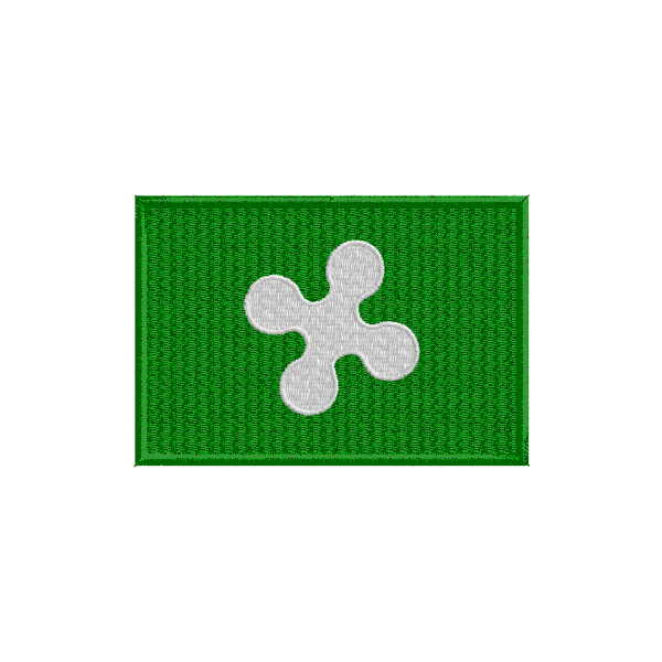 Patch  ricamato stemma regione Lombardia