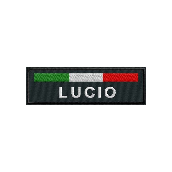 Etichetta (Lucio) personalizzata Cod.20100521
