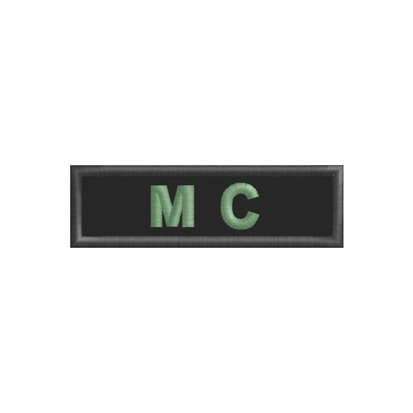 Patch  ESEMPIO Nome di Battaglia Da petto Cod. M C