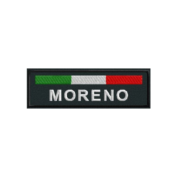 Etichetta (Moreno) personalizzata Cod.20100521