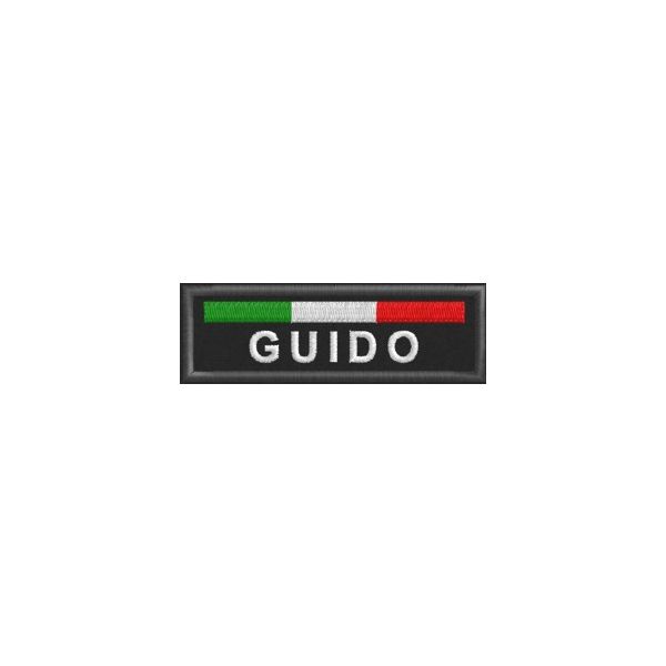 Etichetta (GUIDO) personalizzata da cm. 7
