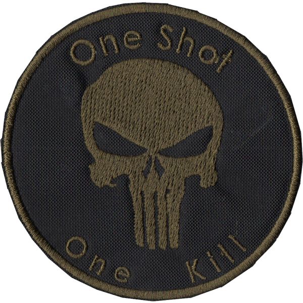 Patch pers One Shot One Kill Punisher Cod. 20100902_B