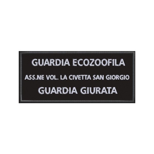 Patch guardia ecozoofila