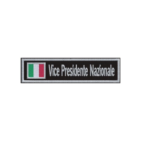 Cod_1604 Patch ricamato INCARICO VICE PRESIDENTE NAZIONALE