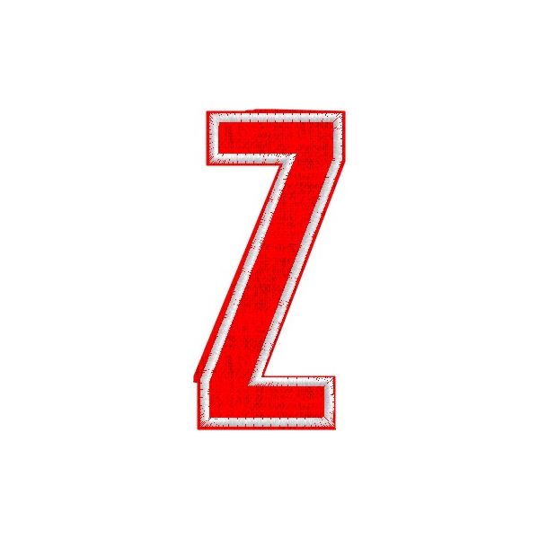 Iniziale ricamata  "Z" Tg.+