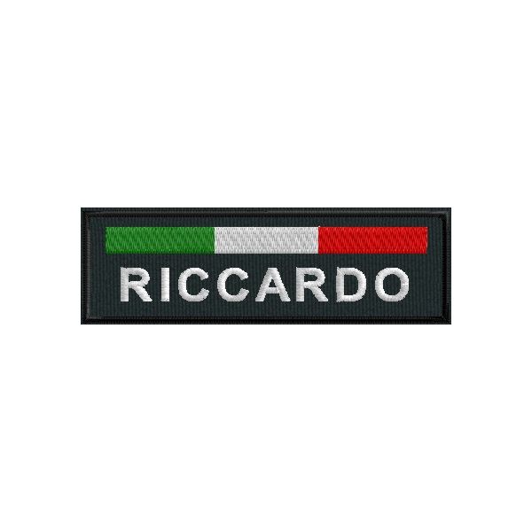 Etichetta (Riccardo) personalizzata Cod.20100521