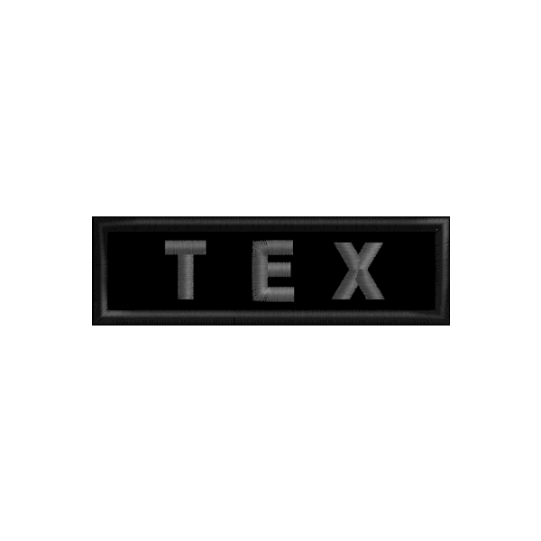 Patch  ESEMPIO Nome di Battaglia Da petto Cod. TEX_03.GIF